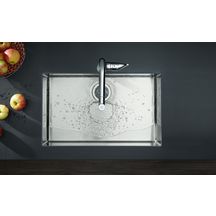 hansgrohe Metris Select M71 Mitigeur de cuisine 320, avec douchette extractible 1 jet, sBox, Chromé