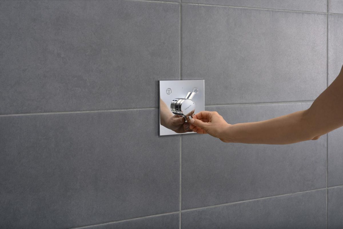 hansgrohe DuoTrun E Set de finition iBox 2, mécanique encastré 2 fonctions