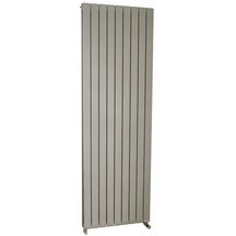 Radiateur eau chaude Acova Fassane vertical double, puissance 836W (dT50), hauteur 1800 mm, largeur 296 mm, 4 éléments, raccordement excentré par le bas, Aller/Retour réversible, appareil réversible Haut/Bas, Blanc RAL 9016 Réf. HXD-180-029