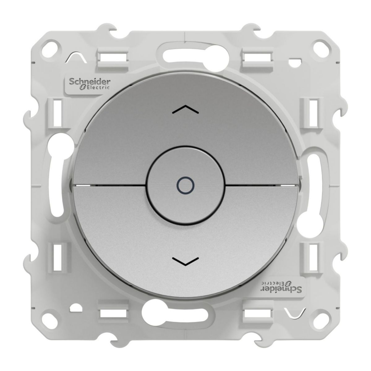 Odace, interrupteur alu, 3 boutons montée/descente/stop pour volets-roulants réf. S530208