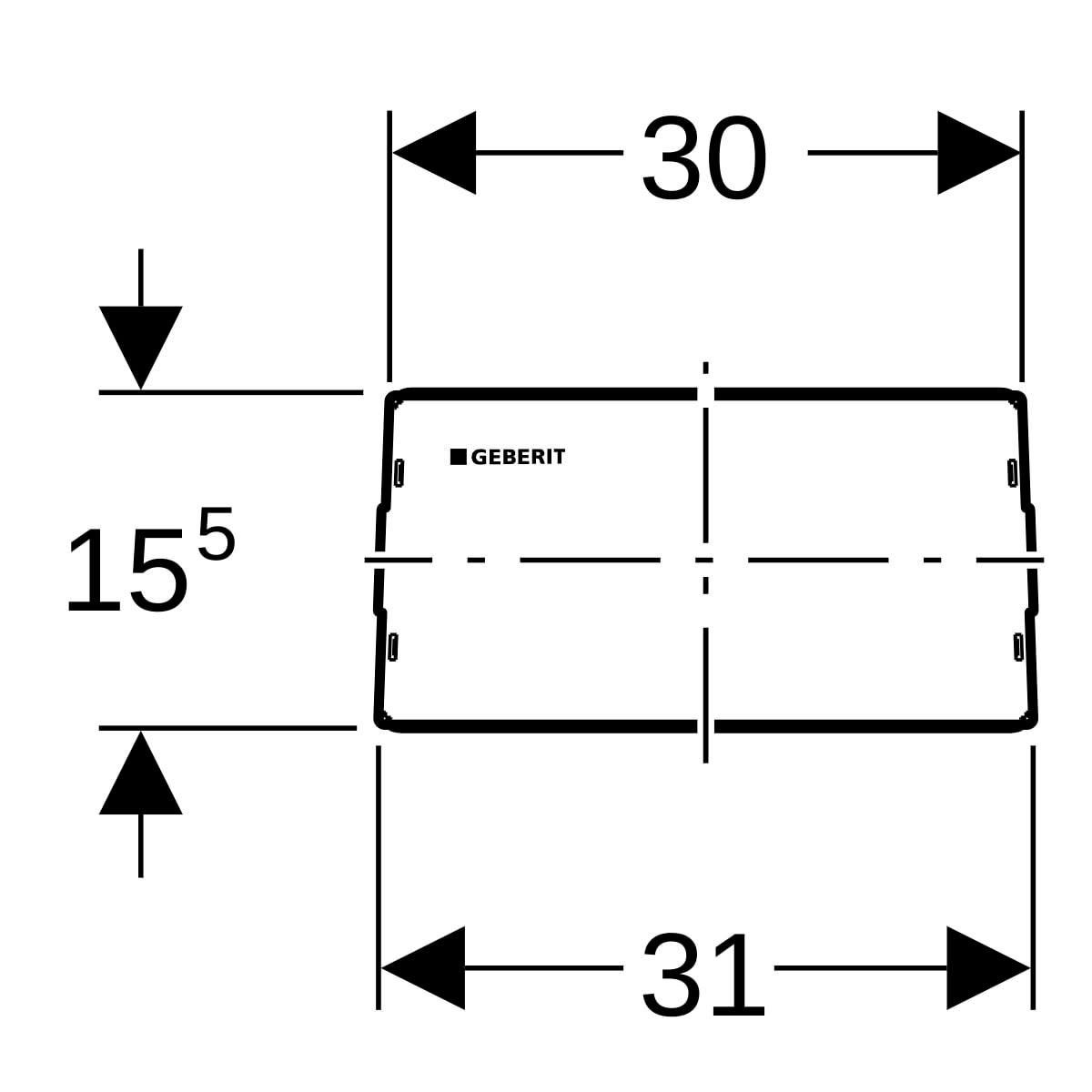 Boîtier de réservation pour réf.115222 réf. 240233001