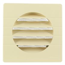 Grille d'aération spéciale façade sable GETM100 pour tube PVC