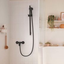 Mitigeur douche Rebris S C2 avec cartouche 2 vitesses noir mat Réf. 72643670