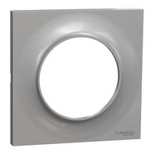 Plaque de finition simple Odace aluminium Réf S520702E