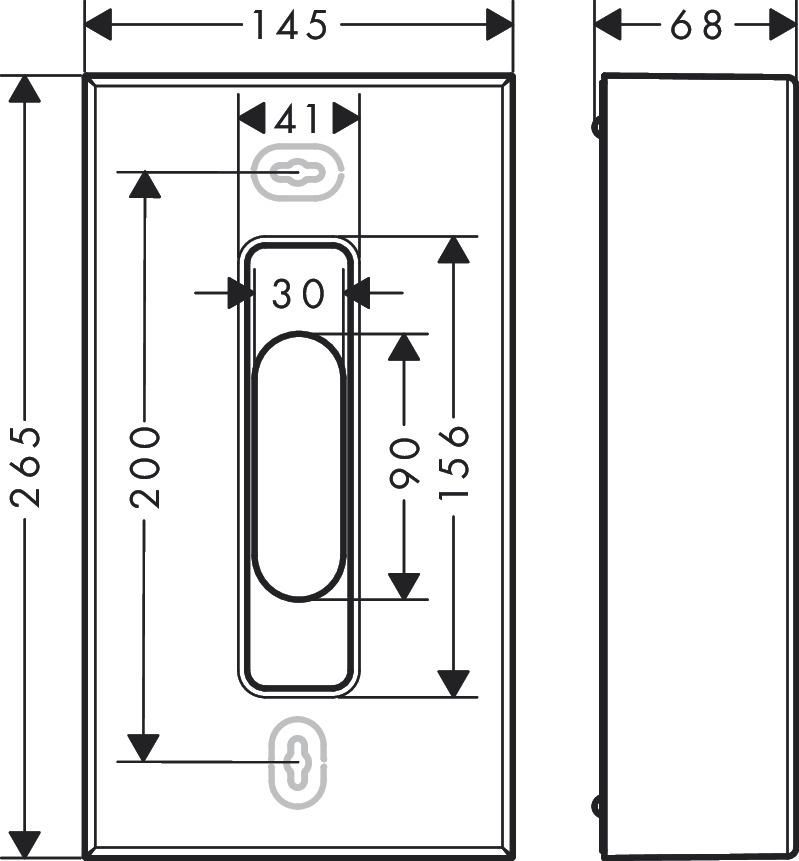 AXOR Universal Circular Distributeur de mouchoirs en papier, Laiton brossé