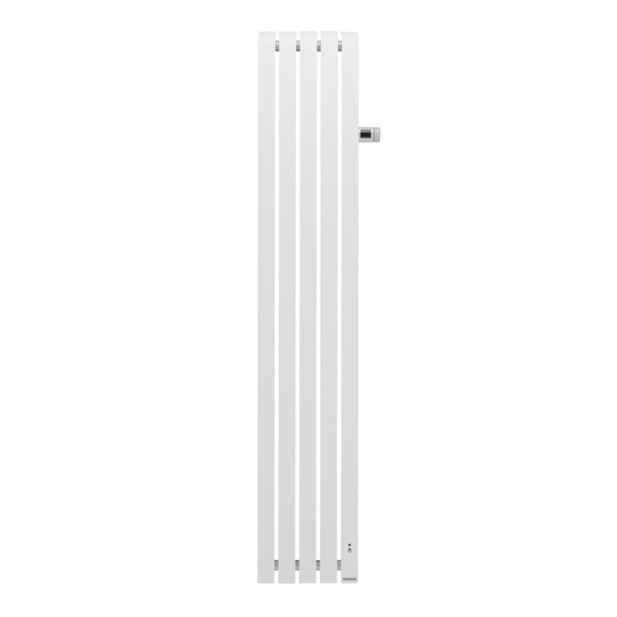 Radiateur électrique Connecté Mythik vertical aluminium satiné 1500W Réf. 460271