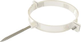 Accessoires pour système concentrique collier alu laque blanc d 125 réf. 402480