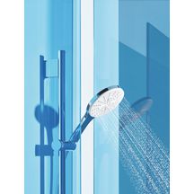 Ensemble de douche 3 jets avec barre Rainshower SmartActive 130 Blanc 26579LS0