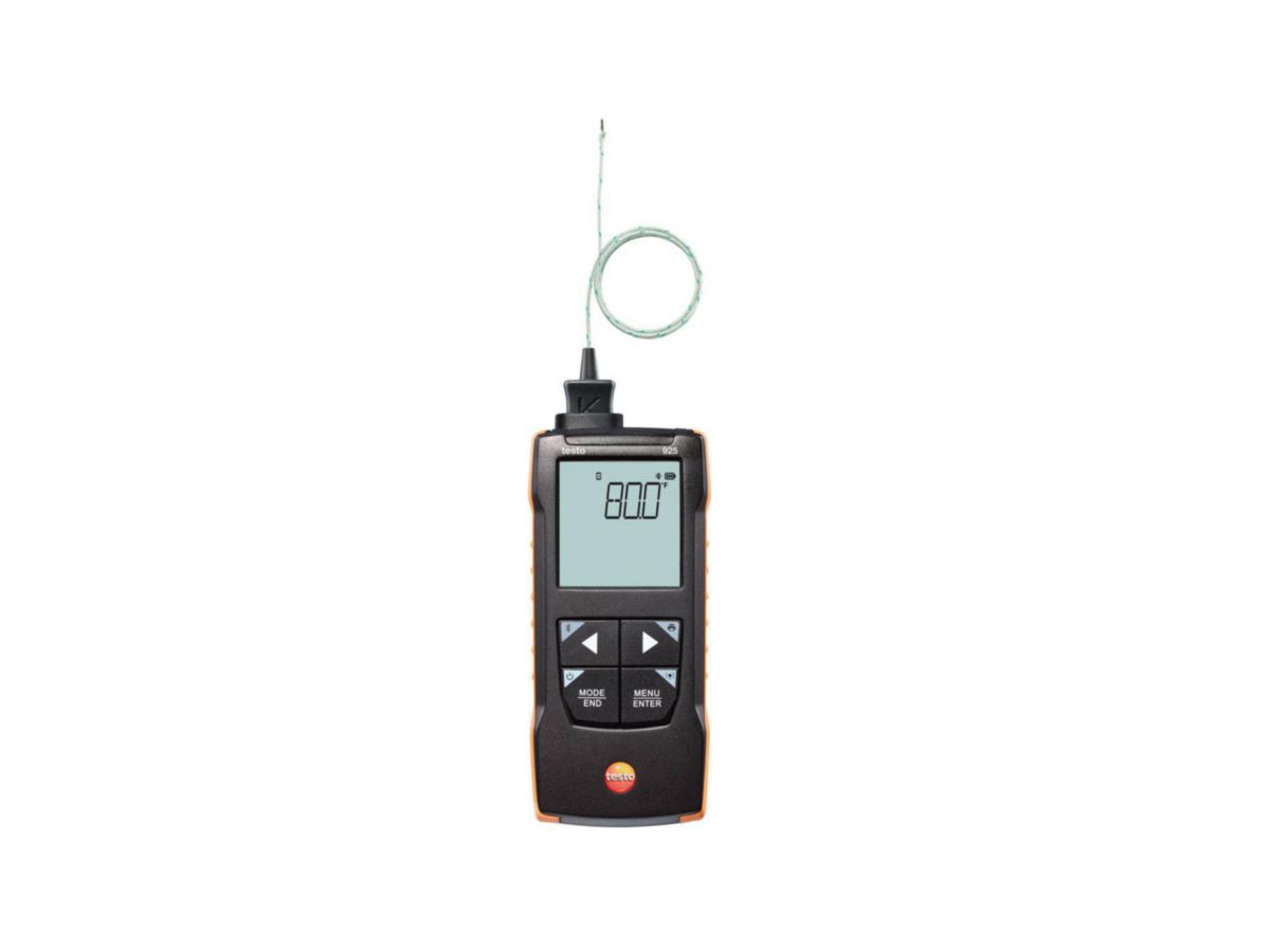 Thermomètre 1 voie pour TC Type K avec connexion App - Testo 925 Réf. 0563 0925