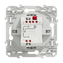 Interrupteur Odace - Commande VMC avec position arrêt - Blanc - Réf. S520243