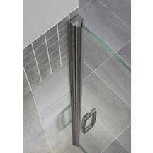 Paroi de douche Larenco porte Classic en angle 1000mm H1900mm Réf. 26723