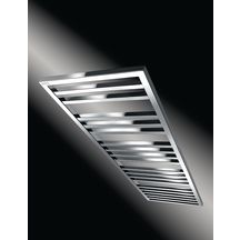 Radiateur Kadrane électrique Spa Mixte sans régulation, robinet en H coudé chromé, 376W (dT50) + 300W, haut 1281 mm, larg. 550 mm, racc. centré par le bas, entraxe 50 mm, A/R réversible, Finition chromée Réf. AKARO-130-055-F