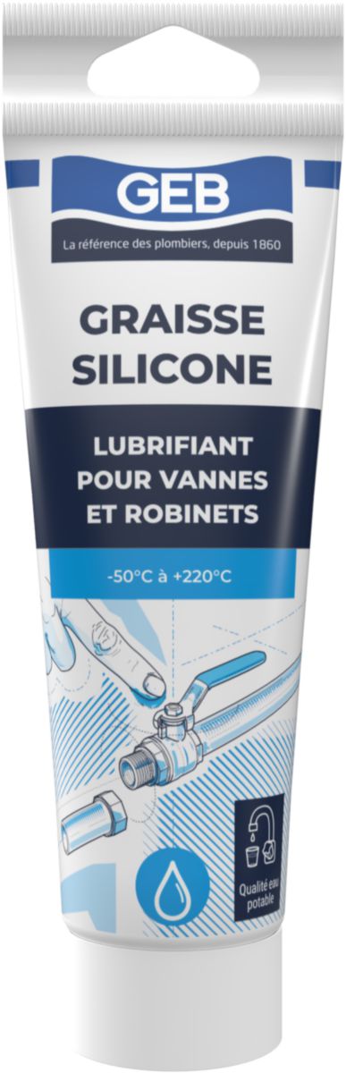 Graisse silicone pour robinetterie Etui-tube 125 ml réf 515521