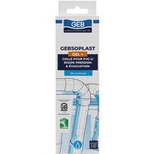 GEBSOPLAST GEL PLUS colle pour raccord en PVC rigide tube de 125ml réf 504747