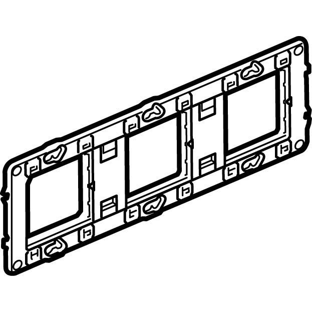 Support Batibox 3 postes 6/8 modules 80253