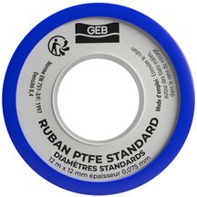 Ruban PTFE standard L 12mmx12mx0,075 Réf.815192