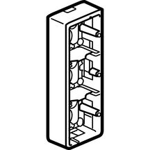 Cadre saillie Mosaïc pour support réf. 802 53 prof 40 mm 3x2 modules verticaux Ref.080283