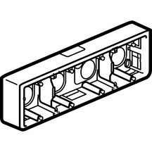 Cadre saillie Mosaïc pour support réf. 802 54 prof 40 mm 10 ou 4x2 modules horizontaux Ref.080284