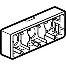 Cadre saillie Mosaïc pour support réf. 802 53 prof 40 mm 6/8 ou 3x2 modules horizontaux Ref.080286