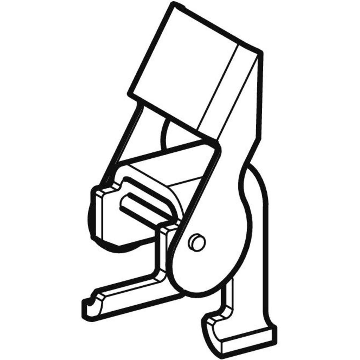 Clip pour rail pour système DUOFIX réf. 240616001