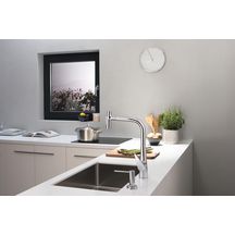 hansgrohe Planche à découper noyer F15, Noyer foncé