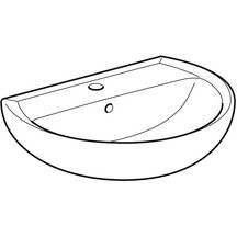 Lavabo Bastia largeur 55cm profondeur 42cm blanc Réf. 501.605.00.1