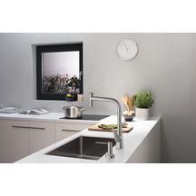 hansgrohe Planche à découper noyer F15, Noyer foncé