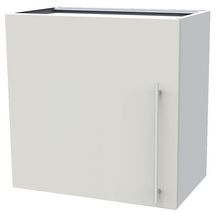 Meuble haut METALLINE 60  cm 1 porte, Coloris Glacier