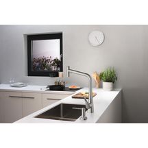 hansgrohe Planche à découper noyer F15, Noyer foncé