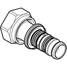 Jonction avec écrou Mepla D26-3/4mm, laiton Réf 613.583.22.5