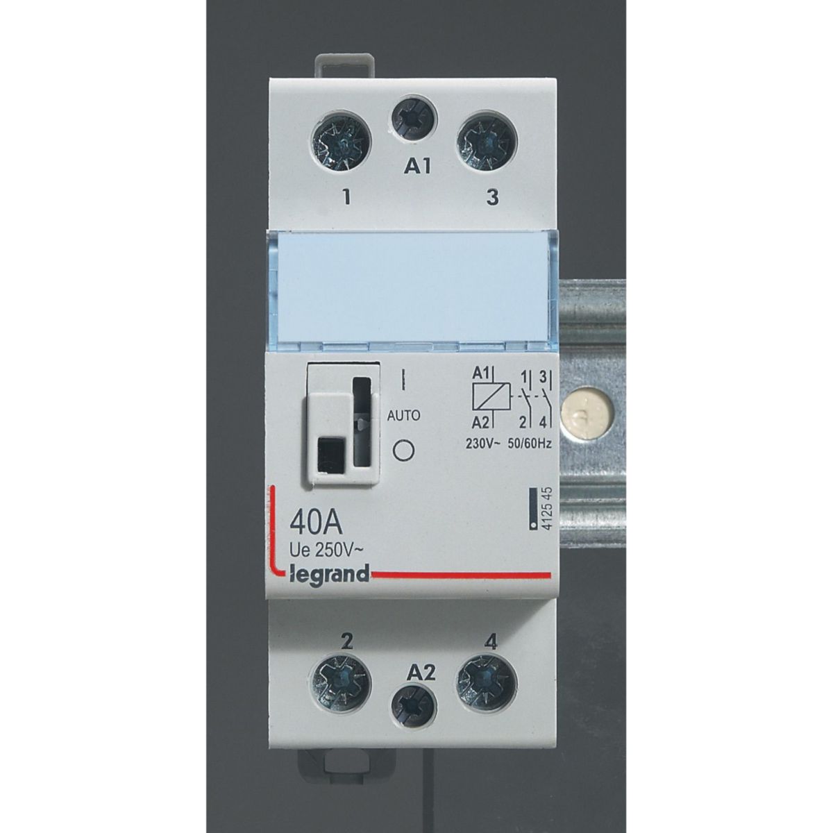 Contacteur de puissance bobine 230 V~ 2P 250 V~ 40 A 2F 2 mod Ref.412545