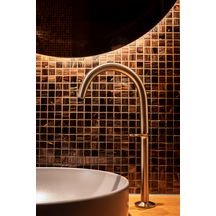 AXOR One Mitigeur de lavabo Select 140, bonde Push-Open, Bronze brossé