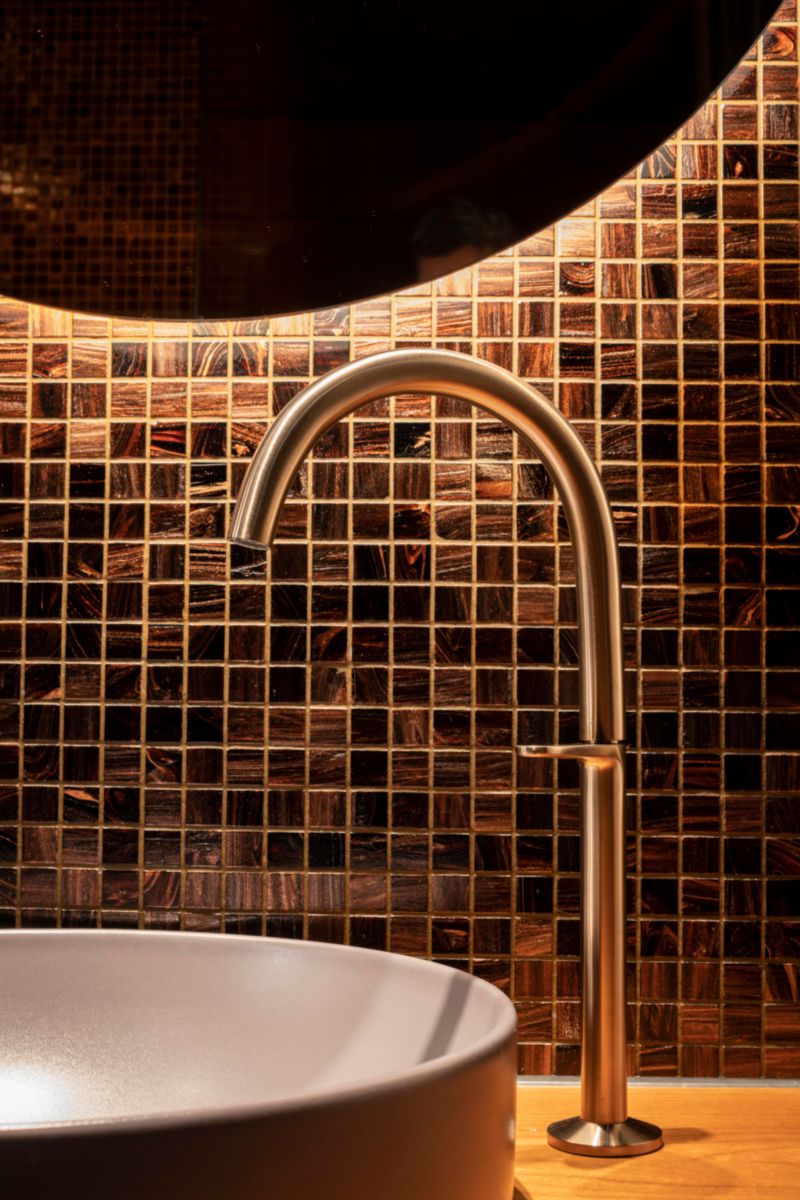 AXOR One Mitigeur de lavabo Select 140, bonde Push-Open, Bronze brossé