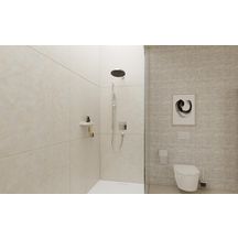 hansgrohe ShowerSelect Comfort E Set de finition pour mitigeur thermostatique encastré, Chrome