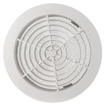 Grille ronde intérieure avec moustiquaire PVC diamètre 160mm GATM160