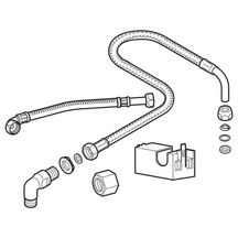 Set de raccordement AQUACLEAN pour réservoir apparent en cas d'alimentation poar l'arrière ou le milieu réf. 115.438.00.1