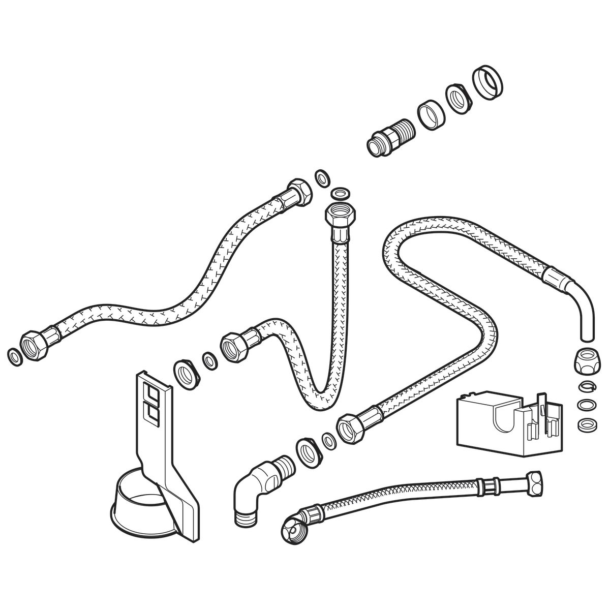 Set de transformation pour alimentation droite réf. 240.396.00.1