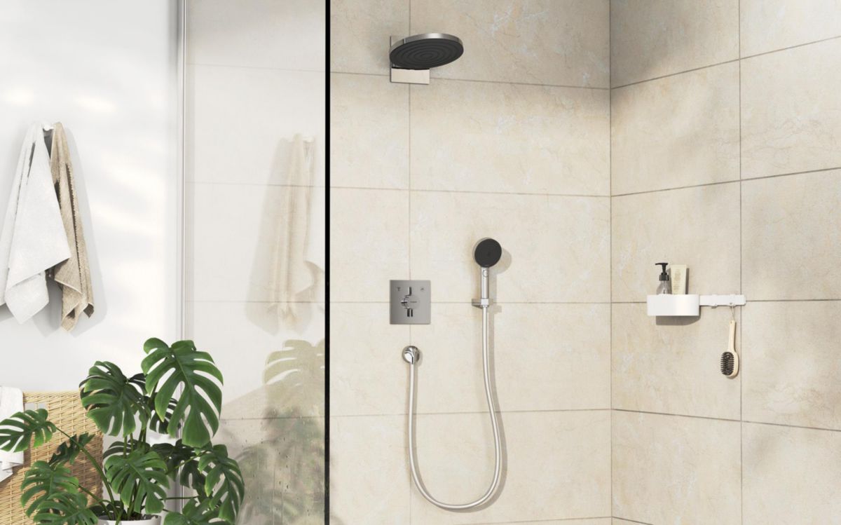 hansgrohe DuoTrun E Set de finition iBox 2, mécanique encastré 2 fonctions