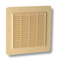 Grille d'aération spéciale façade en applique carrée sable 1GAPM4