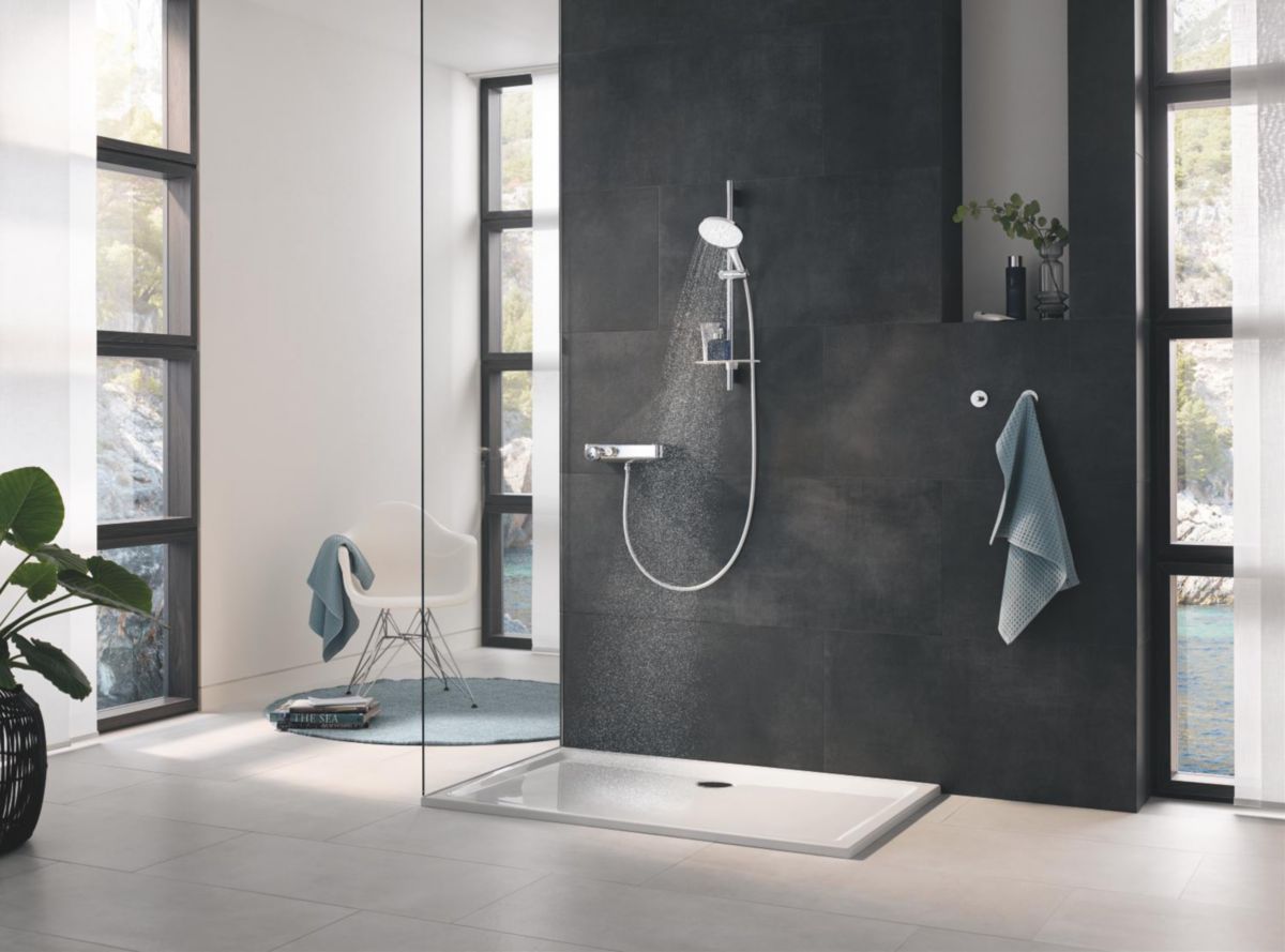 Douchette 3 jets Rainshower SmartActive 150 Blanc 26554LS0