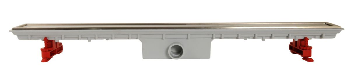 Caniveau de douche pour grille 50 mm avec grille réversible diamètre 40 mm 990x95mm Réf. SICAN100R