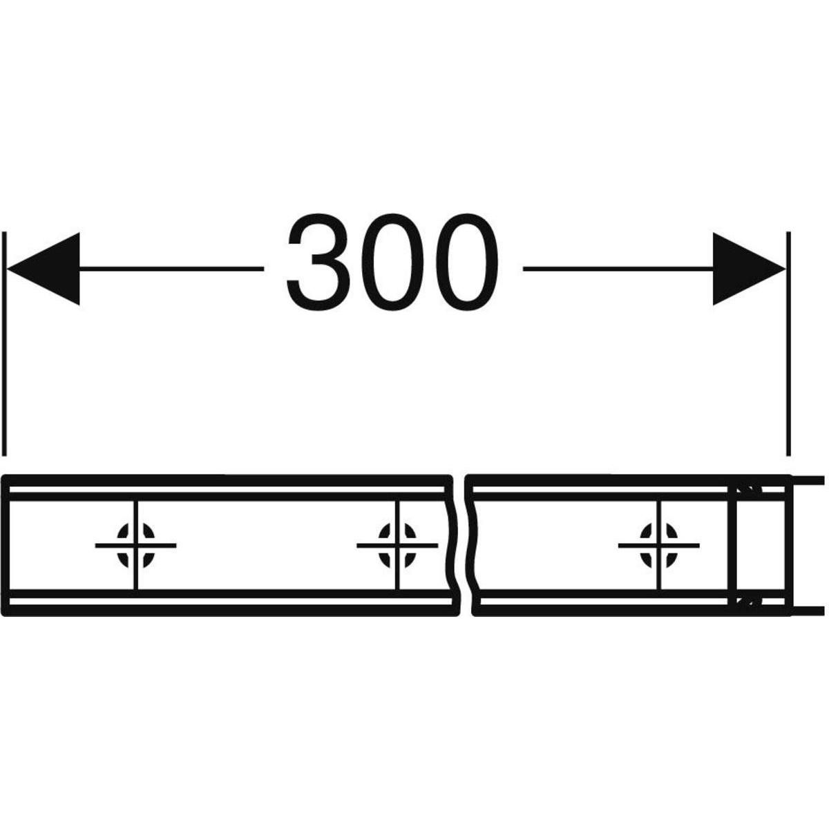 Rail pour système DUOFIX Réf. 111.878.00.1