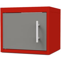 Porte pour meuble haut  CLIPMETAL COLOR de 35 cm, Coloris Aluminium