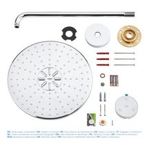 Set de douche de tête avec bras 422 mm, 2 jets Rainshower SmartConnect 310 Chromé 26640000