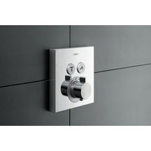 Set de finition pour mitigeur thermostatique ShowerSelect encastré avec 2 sorties réf. 15763000