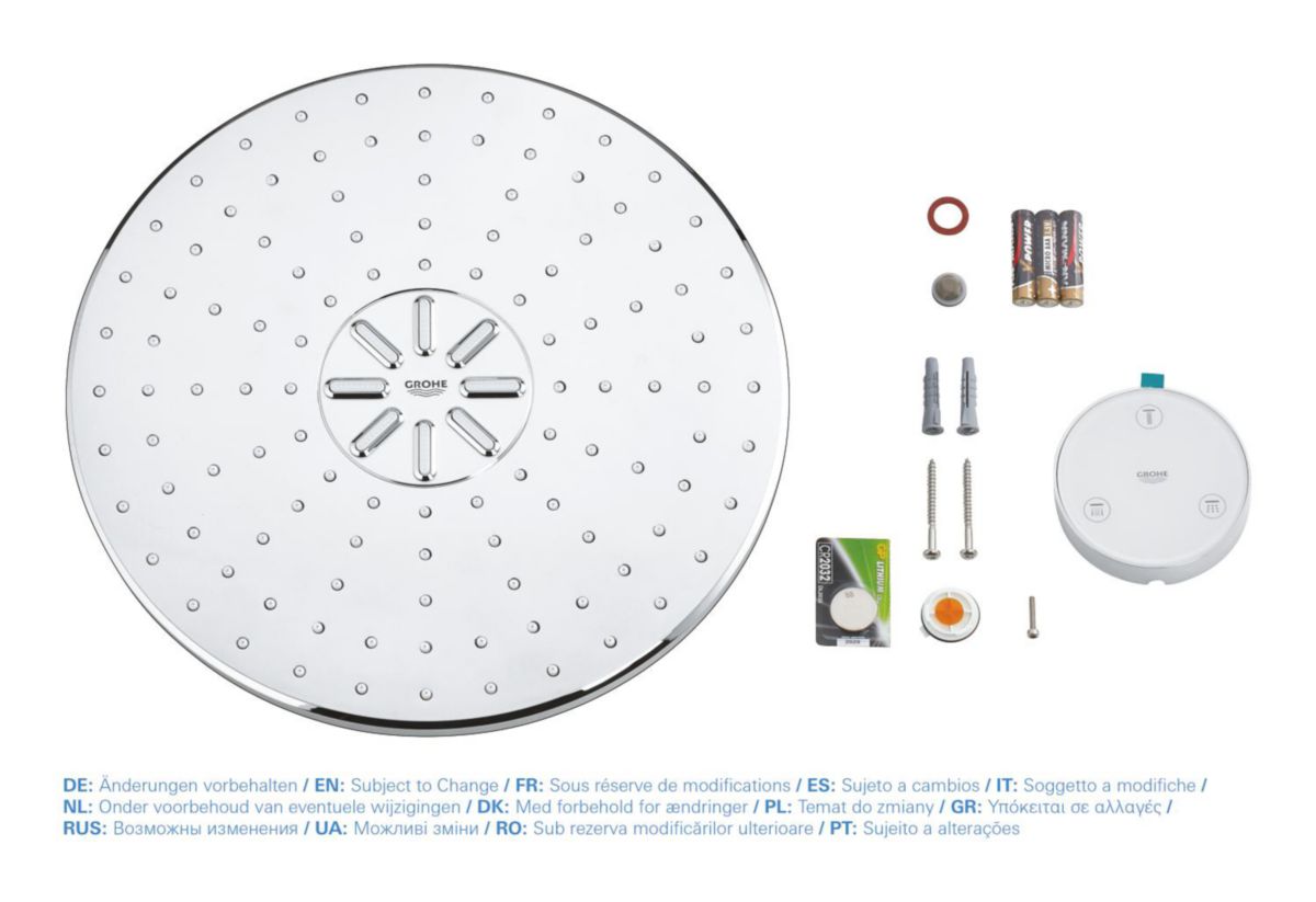 Douche de tête 2 jets Rainshower SmartConnect 310 Chromé 26641000