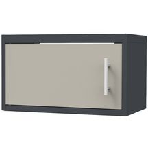 Porte pour meuble haut sur hotte CLIPMETAL COLOR de 60 cm, Coloris Soie