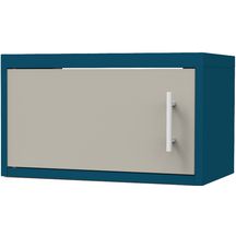 Porte pour meuble haut sur hotte CLIPMETAL COLOR de 60 cm, Coloris Soie