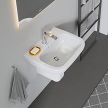 Lavabo D-CODE, 55 x 43, Blanc Réf. 2310550000