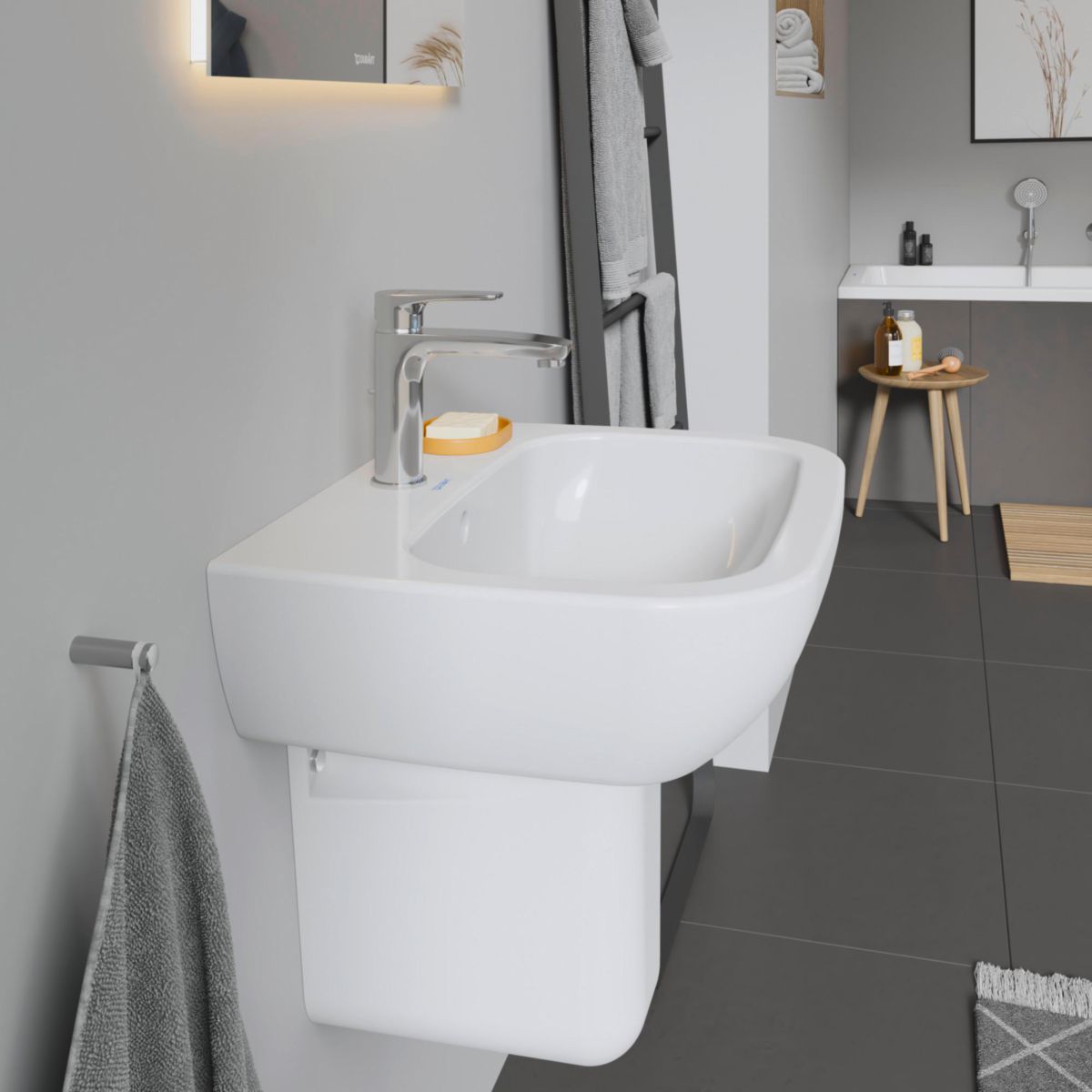 Lavabo D-CODE, 55 x 43, Blanc Réf. 2310550000